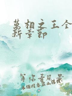 万相之王全文最新章节