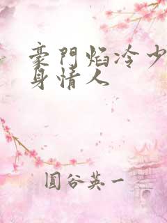 豪门焰冷少的替身情人