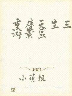 重庆天生三桥旅游景区