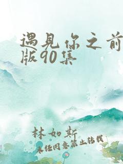 遇见你之前完整版90集