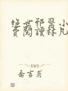 绝世邪医小说免费阅读林凡叶惜