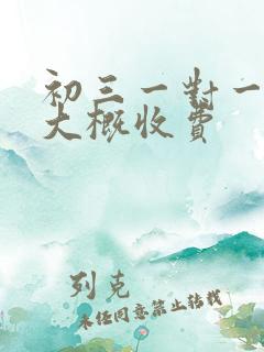 初三一对一辅导大概收费