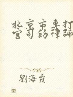 北京市专打拆迁官司的律师