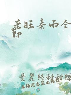 老旺秦雨全部章节