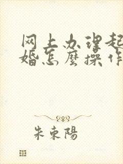 网上办理起诉离婚怎么操作