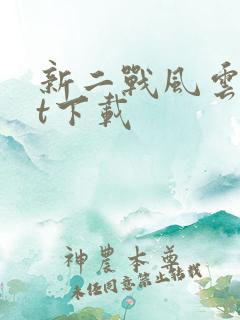 新二战风云txt下载