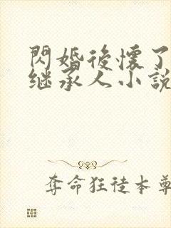 闪婚后怀了豪门继承人小说