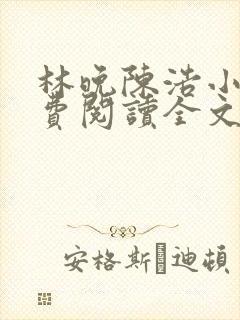 林晚陈浩小说免费阅读全文最新章节