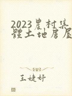 2023农村集体土地房屋征收补偿标准