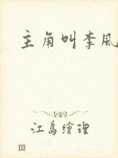 主角叫李风起