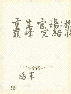 重生官场:权势巅峰 完结版