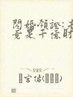 闪婚领证:老公竟是千亿财阀