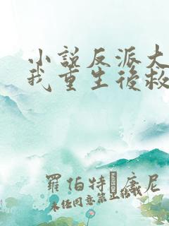 小说反派大佬让我重生后救他