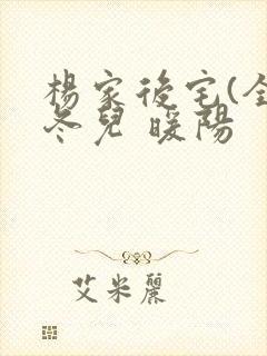 杨家后宅(全)冬儿 暖阳