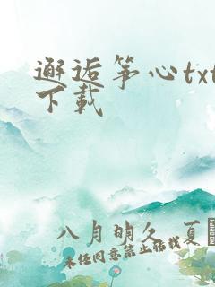 邂逅筝心txt下载