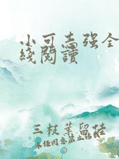 小可志强全文在线阅读