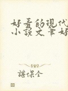 好看的现代言情小说文笔好