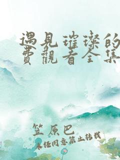 遇见璀璨的你免费观看全集