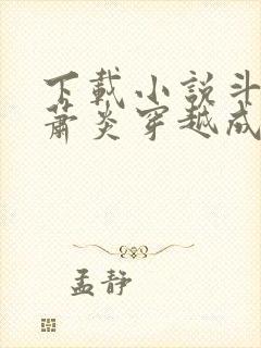 下载小说斗罗:萧炎穿越成唐三