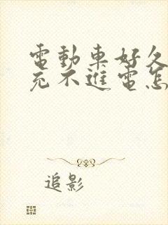 电动车好久没骑充不进电怎么办