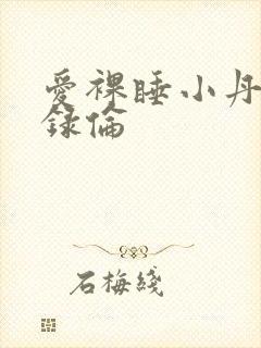 爱裸睡小丹乱目录伦