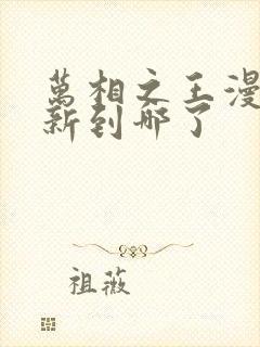 万相之王漫画更新到哪了