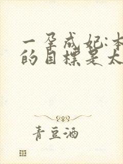 一孕成妃:本宫的目标是太后