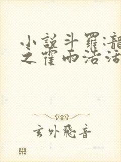 小说斗罗:龙王之霍雨浩活在万年后观看