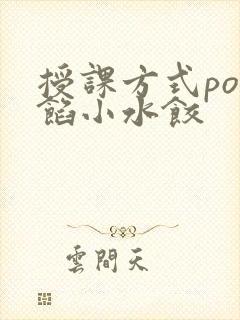 授课方式po肉馅小水饺