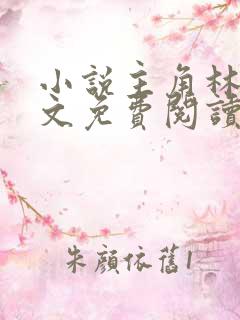 小说主角林枫全文免费阅读