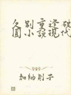 久别重逢破镜重圆小说现代言情