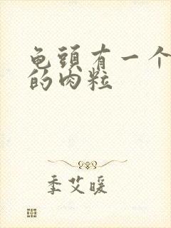 龟头有一个白色的肉粒