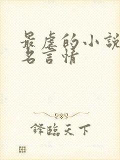 最虐的小说前十名言情