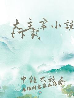 大主宰小说txt下载