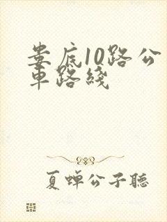 娄底10路公交车路线