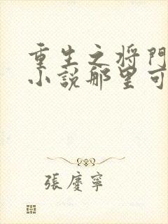 重生之将门毒后小说那里可以看