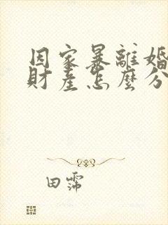 因家暴离婚夫妻财产怎么分