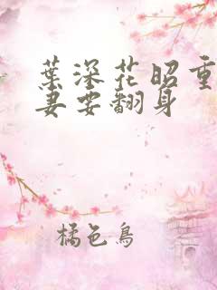 叶深花昭重生肥妻要翻身