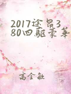 2017途昂380四驱豪华版