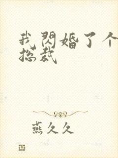 我闪婚了个亿万总裁