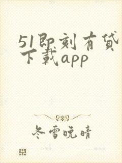 51即刻有贷款下载app