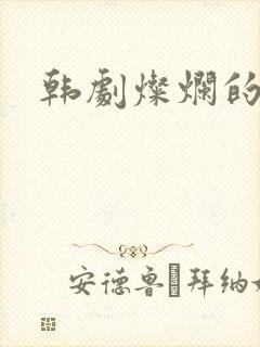 韩剧灿烂的人生