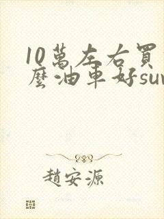 10万左右买什么油车好suv 前十名