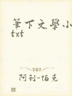 笔下文学小说网txt