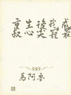 重生后我成了皇叔心尖宠最新