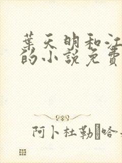 叶天明和江暮婉的小说免费阅读