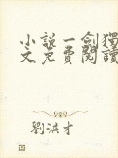 小说一剑独尊全文免费阅读完整版