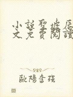 小说圣墟辰东全文免费阅读全文