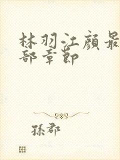 林羽江颜最新全部章节