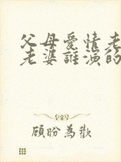 父母爱情老丁的老婆谁演的